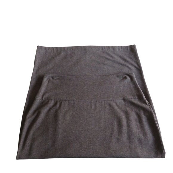 Eileen Fisher - Knit Midi Pencil Skirt - Charcoal Gray - S/P - Stretchy - EUC - Picture 3 of 11